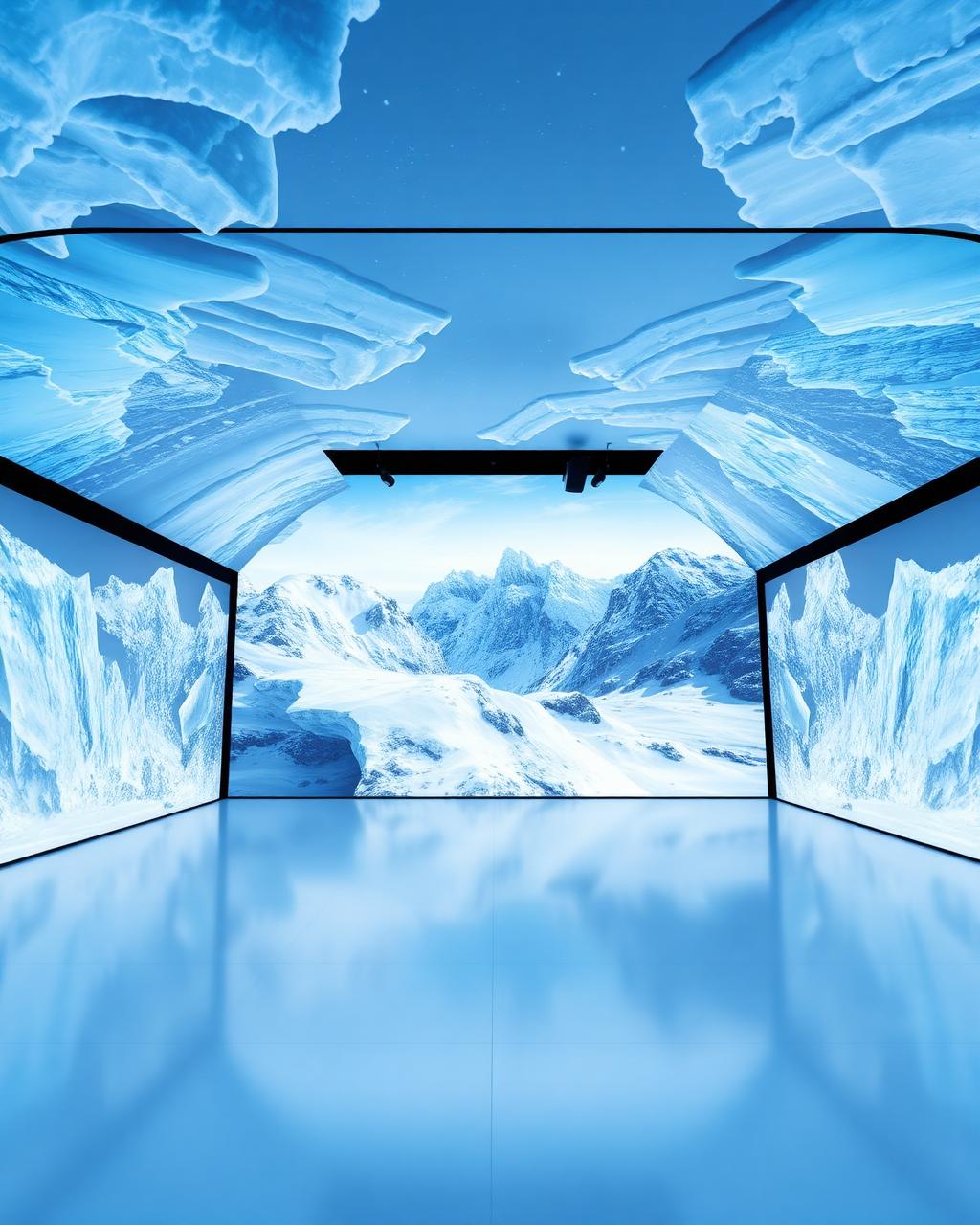 Arctic White immersive LED theme preview